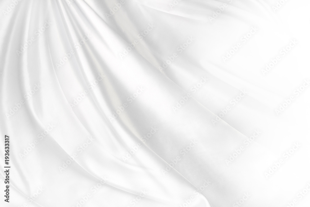 White silk fabric White silk fabric