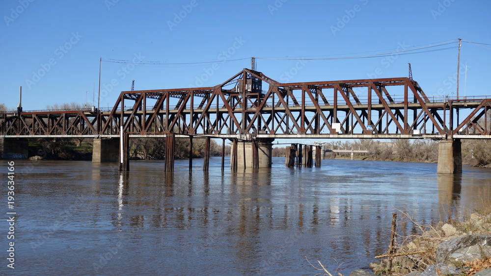I st. Bridge in Sacramento (CA, USA) I st. Bridge in Sacramento (CA, USA)