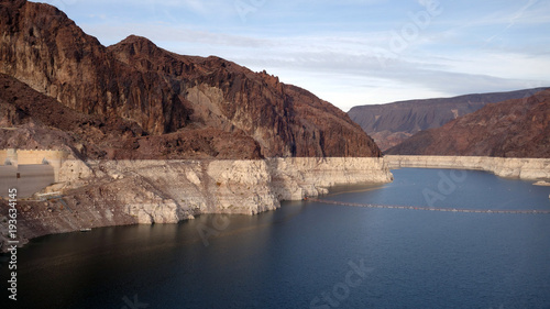 The water reservoir behind Hoover Dam (NV, AZ, USA)
