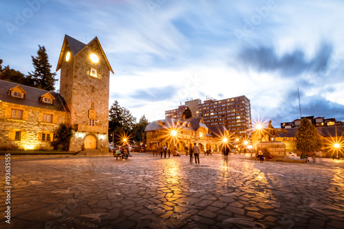 San Martin Square (Plaza San Martin) and Monumental Tower (Torre Monumental) at Retiro region - Buenos Aires, Argentina photo