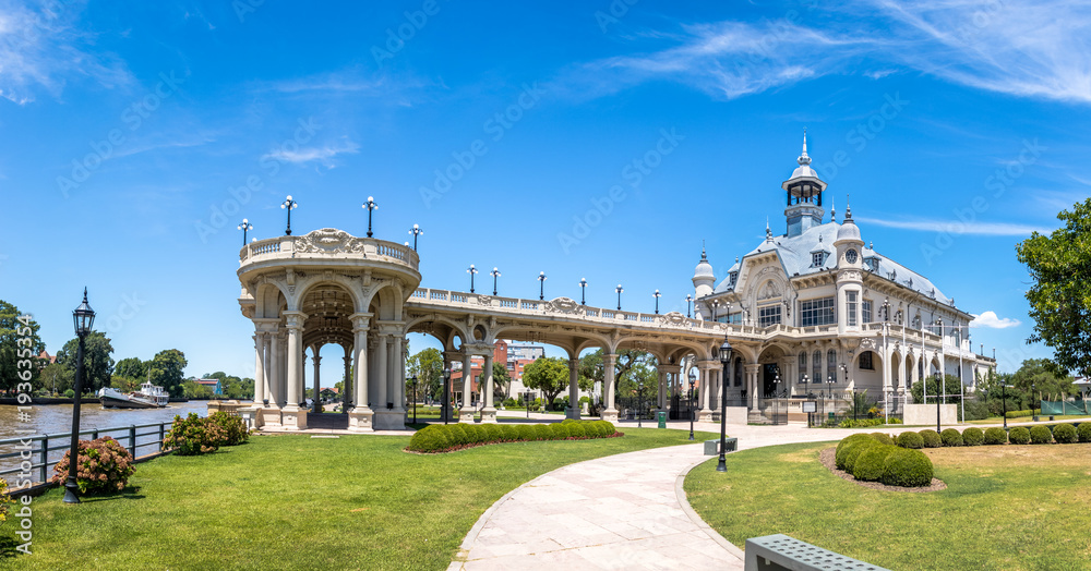 San Martin Square (Plaza San Martin) and Monumental Tower (Torre Monumental) at Retiro region - Buenos Aires, Argentina