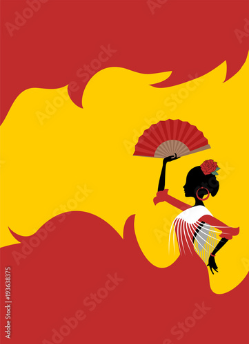 Gypsy spanish dancer