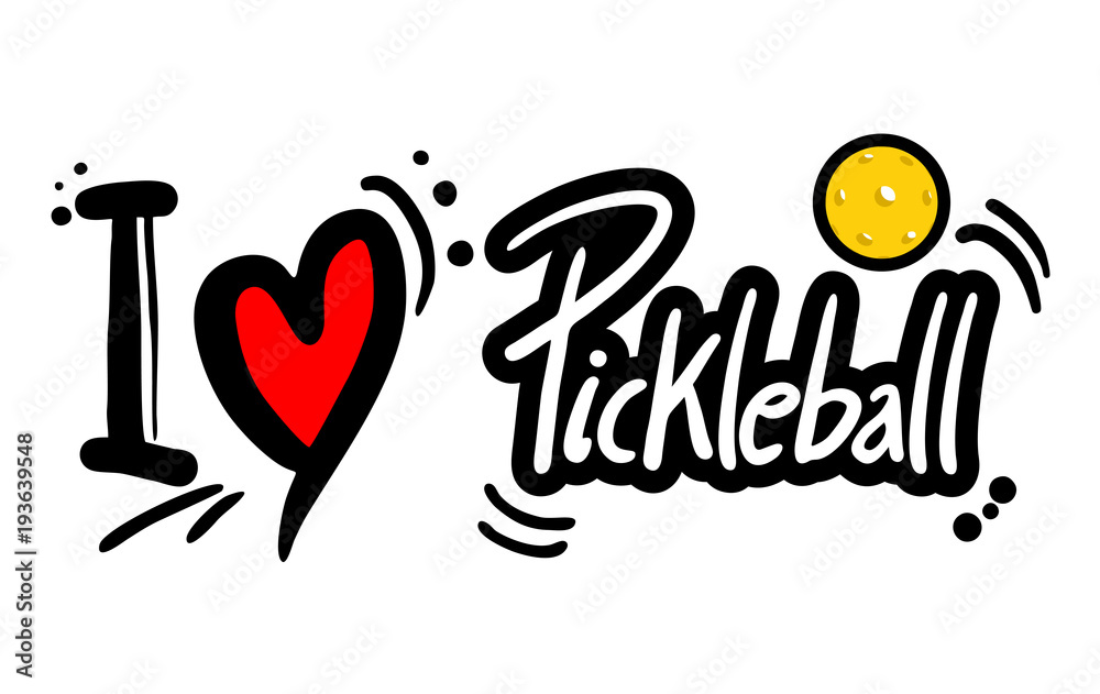 Love pickleball message