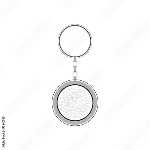 Key chain for car. Vector Illustration