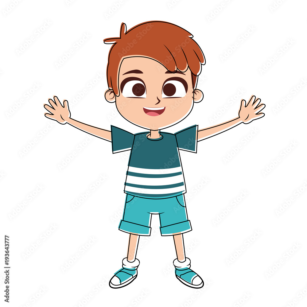 Cute boy cartoon vector illustration graphic design Cute boy cartoon vector illustration graphic design