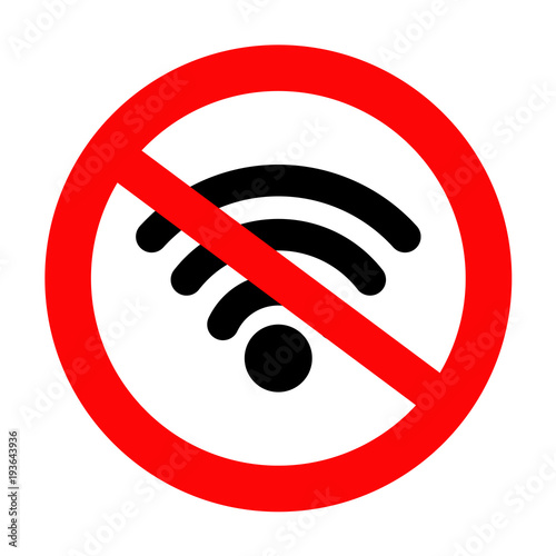 No Wifi sign icon