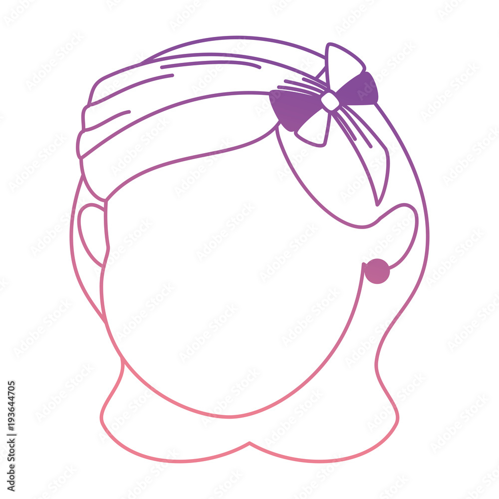 cute and little girl head vector illustration design cute and little girl head vector illustration design
