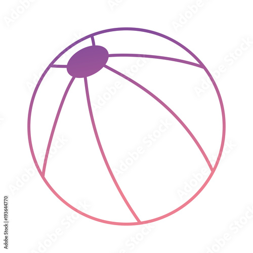 plastic balloon toy icon vector illustration design