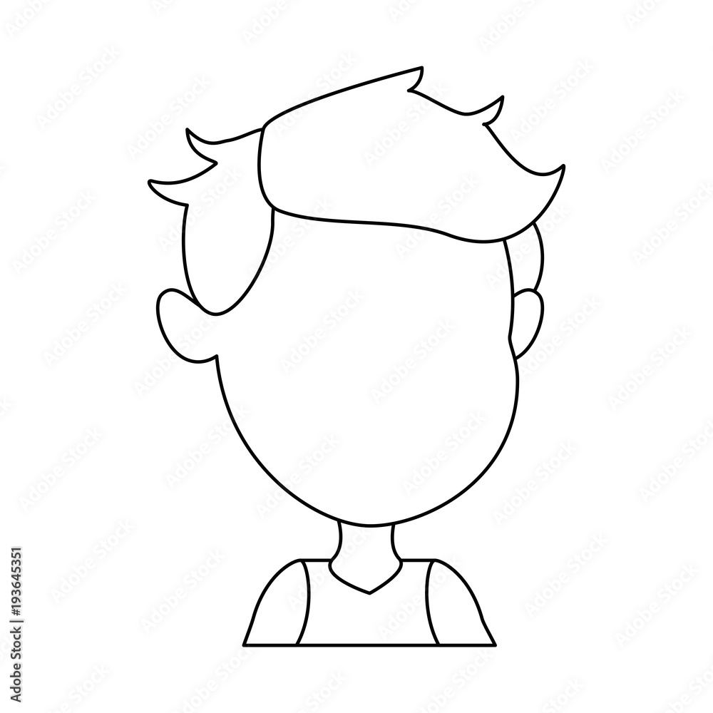 Fototapeta premium cute and little boy vector illustration design