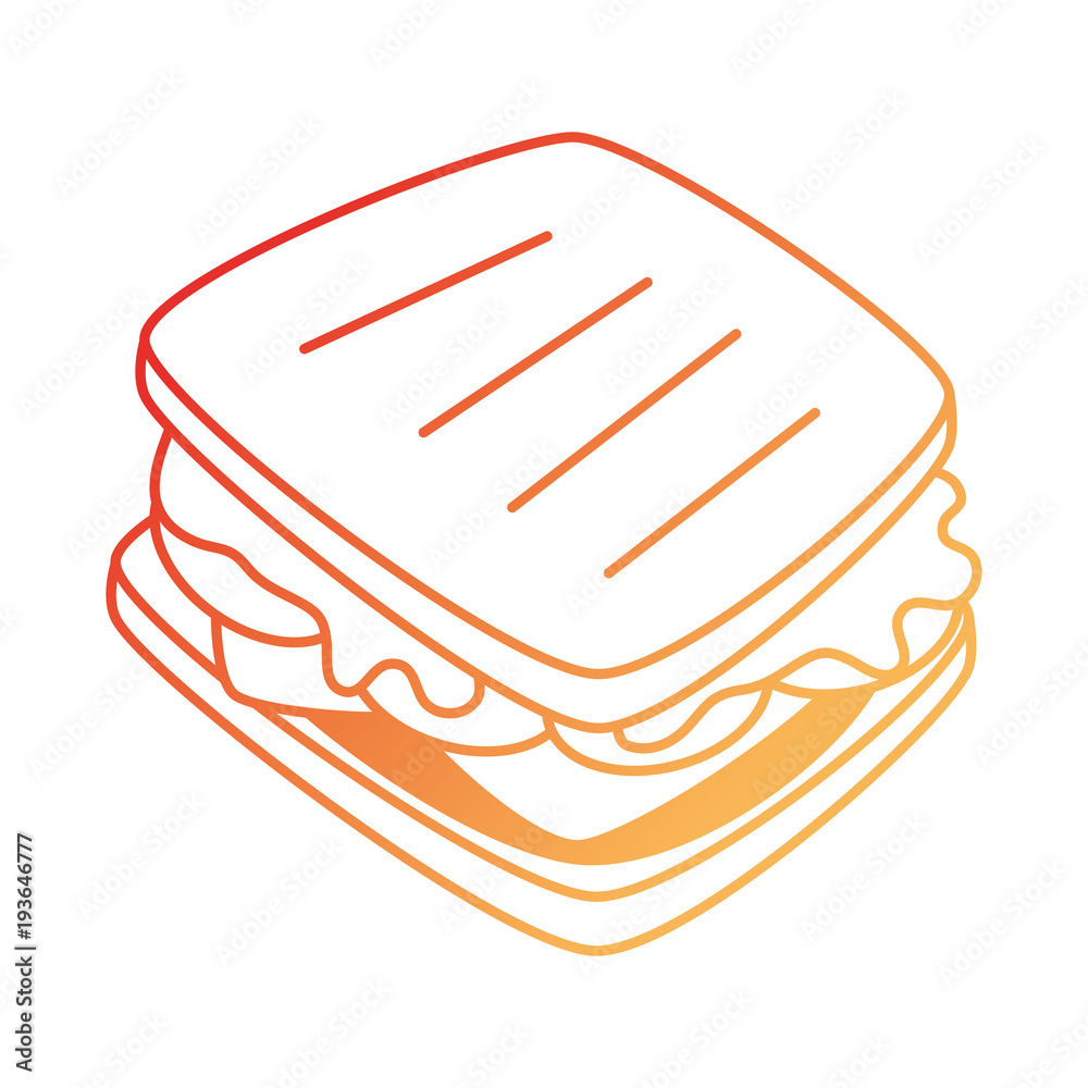 delicious sandwish fast food icon vector illustration design delicious sandwish fast food icon vector illustration design