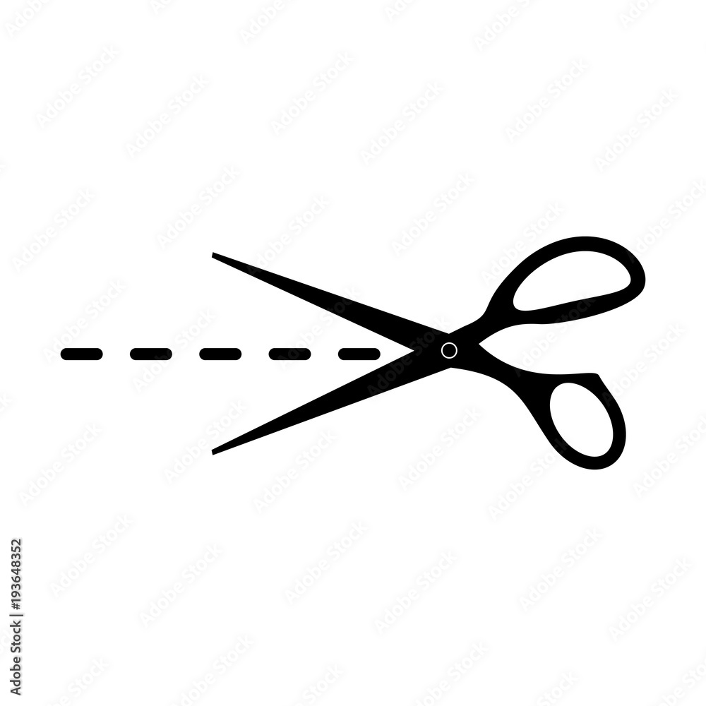 Scissors vector icon Scissors vector icon