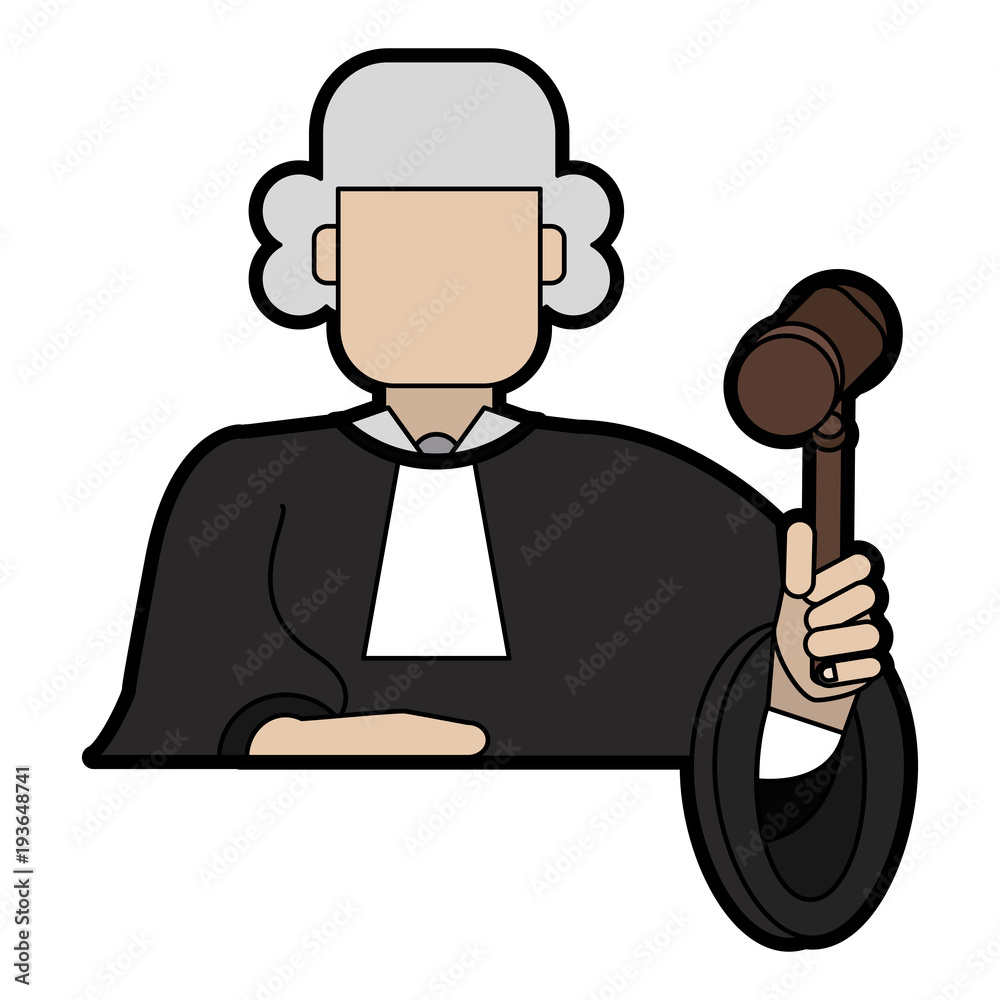 Judge avatar symbol vector illustration graphic design Judge avatar symbol vector illustration graphic design