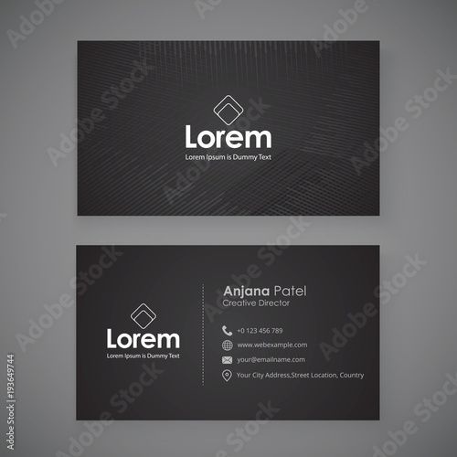 Creative business card mock-up