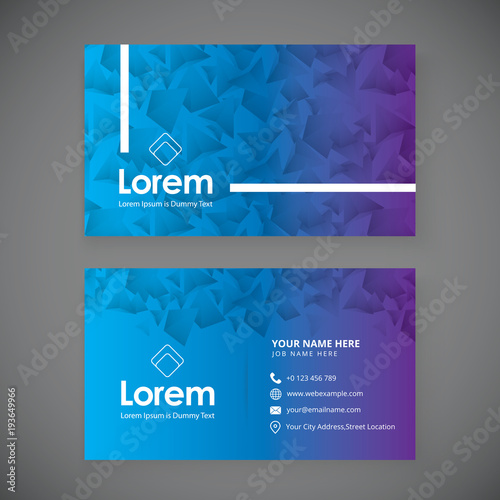 Creative business card mock-up