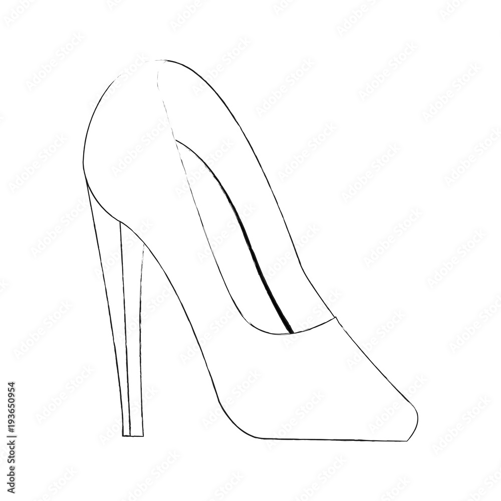 Women high heel vector illustration graphic design Women high heel vector illustration graphic design