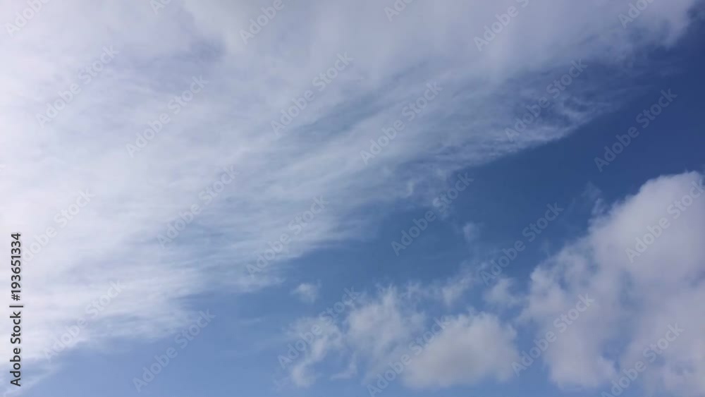 青空と雲 タイムラプス 青空と雲 タイムラプス