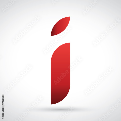 Letter I logo icon design template elements