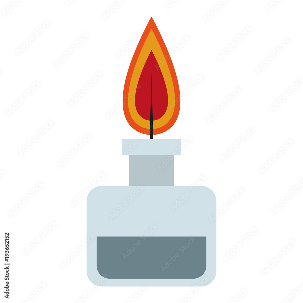 Bunsen lighter isolated vector illustration graphic design Bunsen lighter isolated vector illustration graphic design