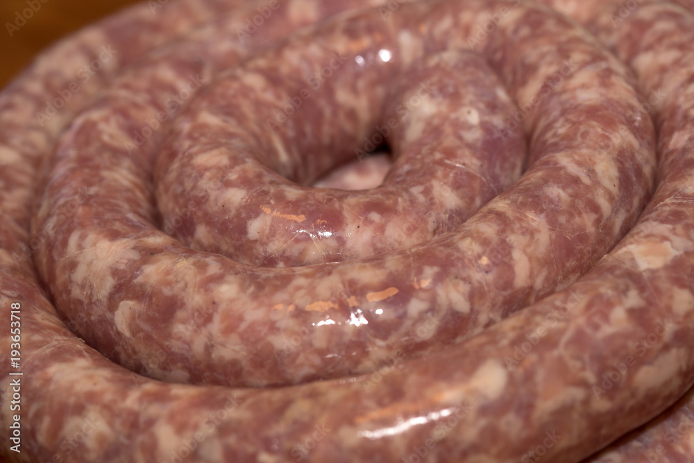 Obraz premium homemade sausages