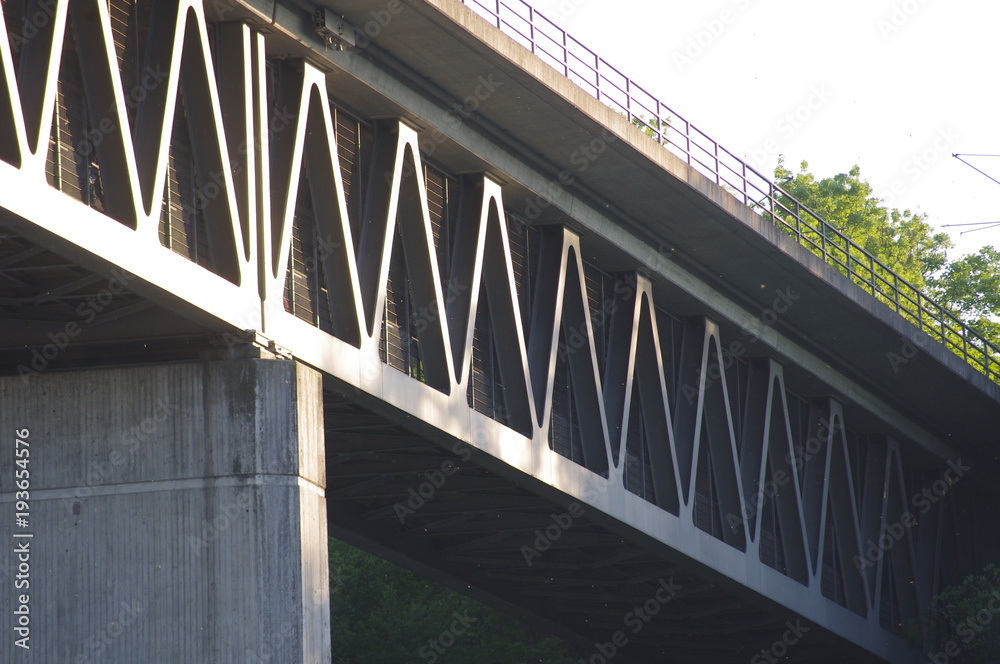 Grosshesseloher Brücke Struktur Isar