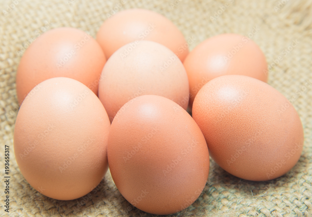 Group of eggs. Group of eggs.