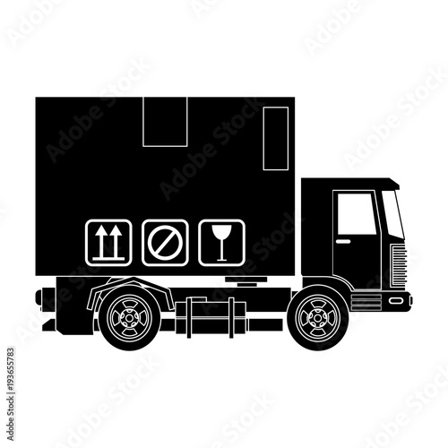 Cardboard box open icon vector illustration graphic design