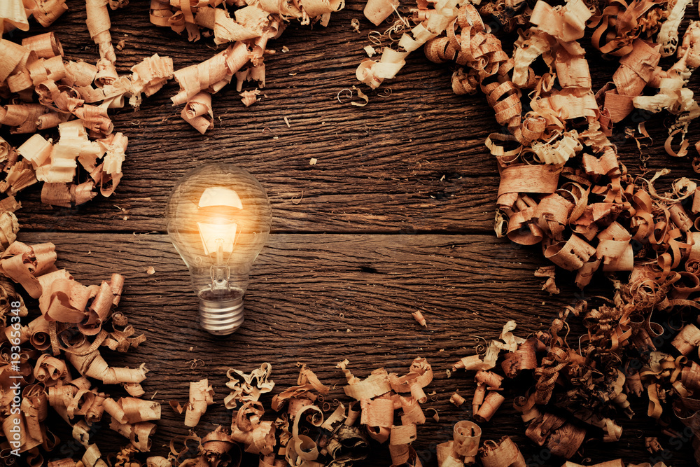 Free Stock Photo of Good Idea - Concept with Light Bulb and Copyspace