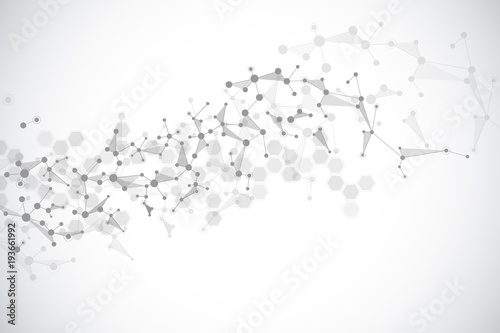 Molecule background, genetic and chemical compounds.