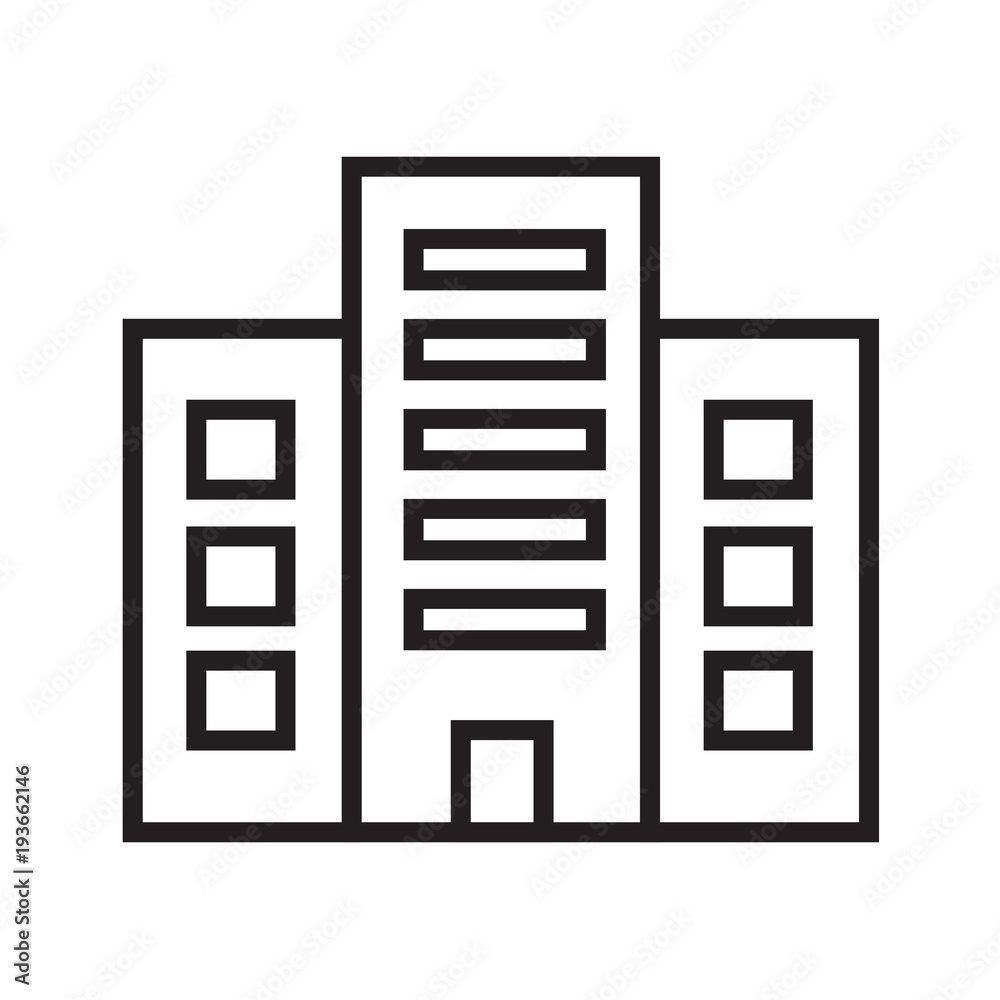Apartment vector icon, house symbol. Modern, simple flat isolated illustration for web site or mobile app Apartment vector icon, house symbol. Modern, simple flat isolated illustration for web site or mobile app