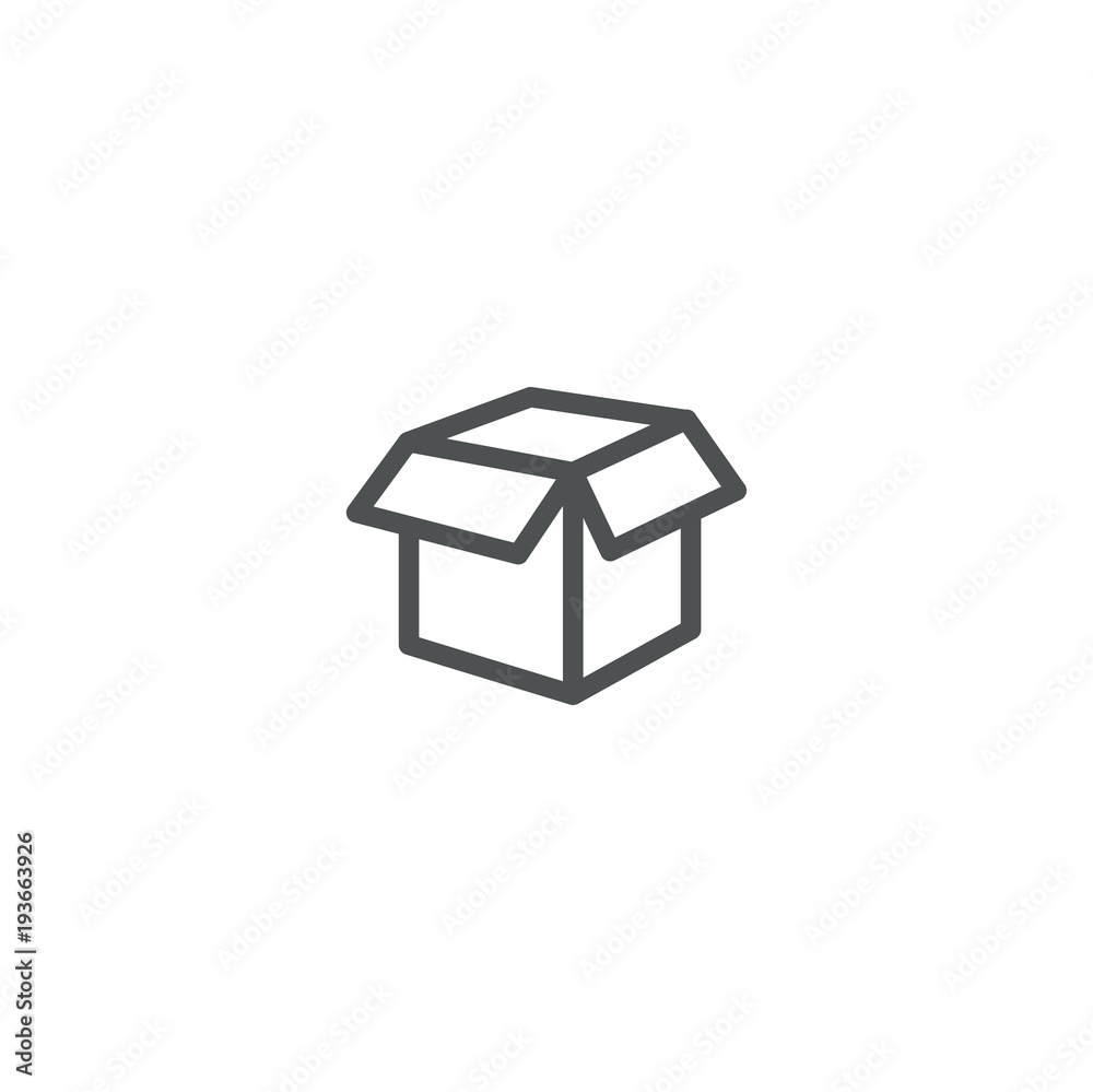 box icon. sign design box icon. sign design