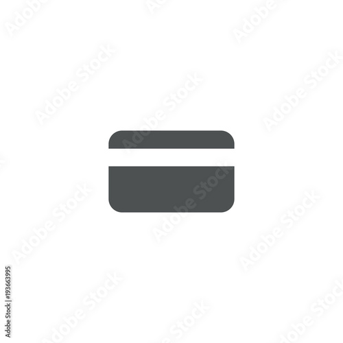 debit card icon. sign design