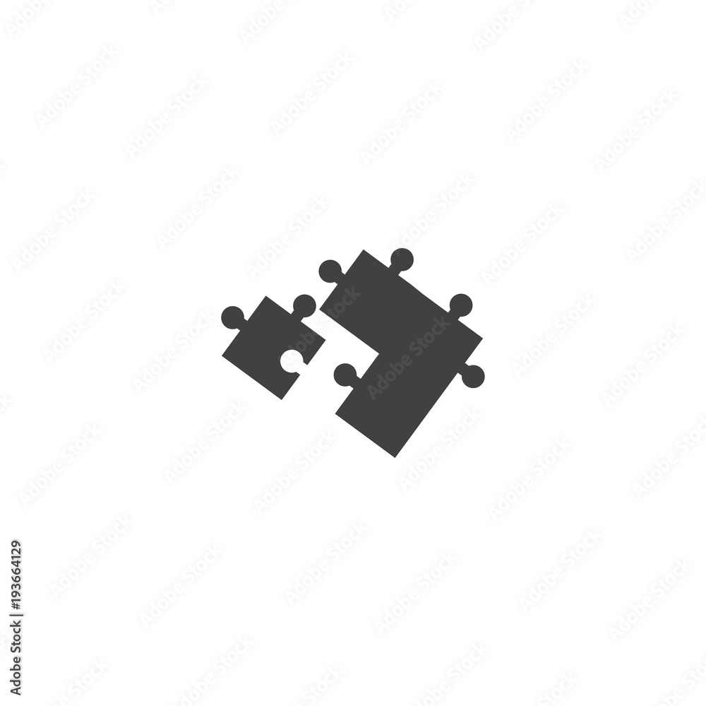 puzzle icon. sign design puzzle icon. sign design