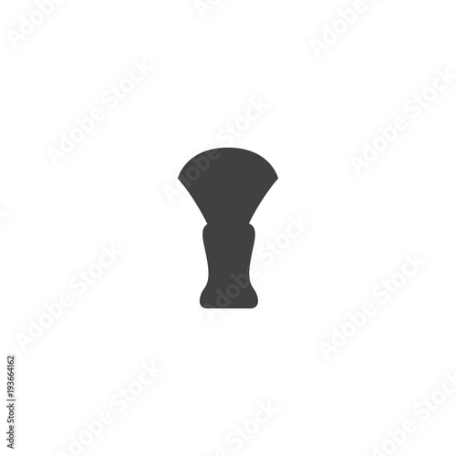 shaving brush icon. sign design