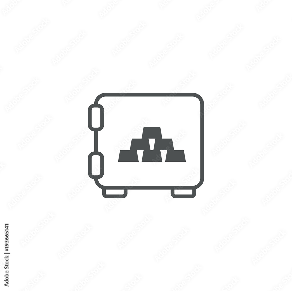 safe icon. sign design safe icon. sign design