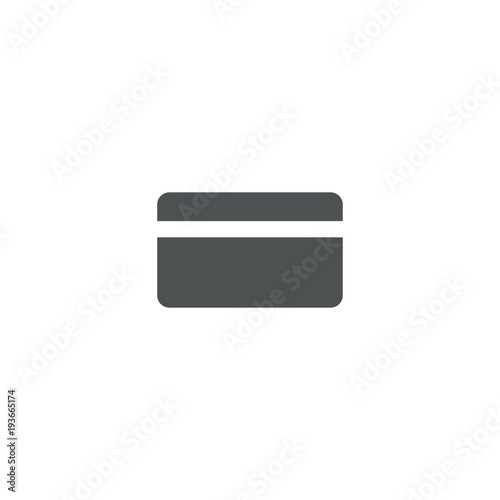 bank card icon. sign design