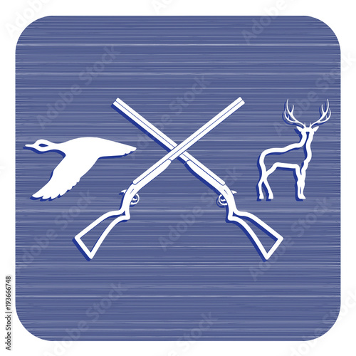Hunting club logo icon
