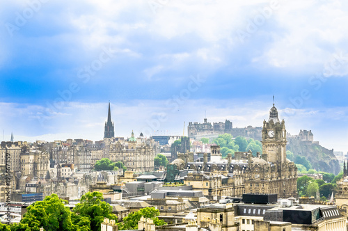 View on Cityscape of Edinburgh - the capital of Scotland © streetflash