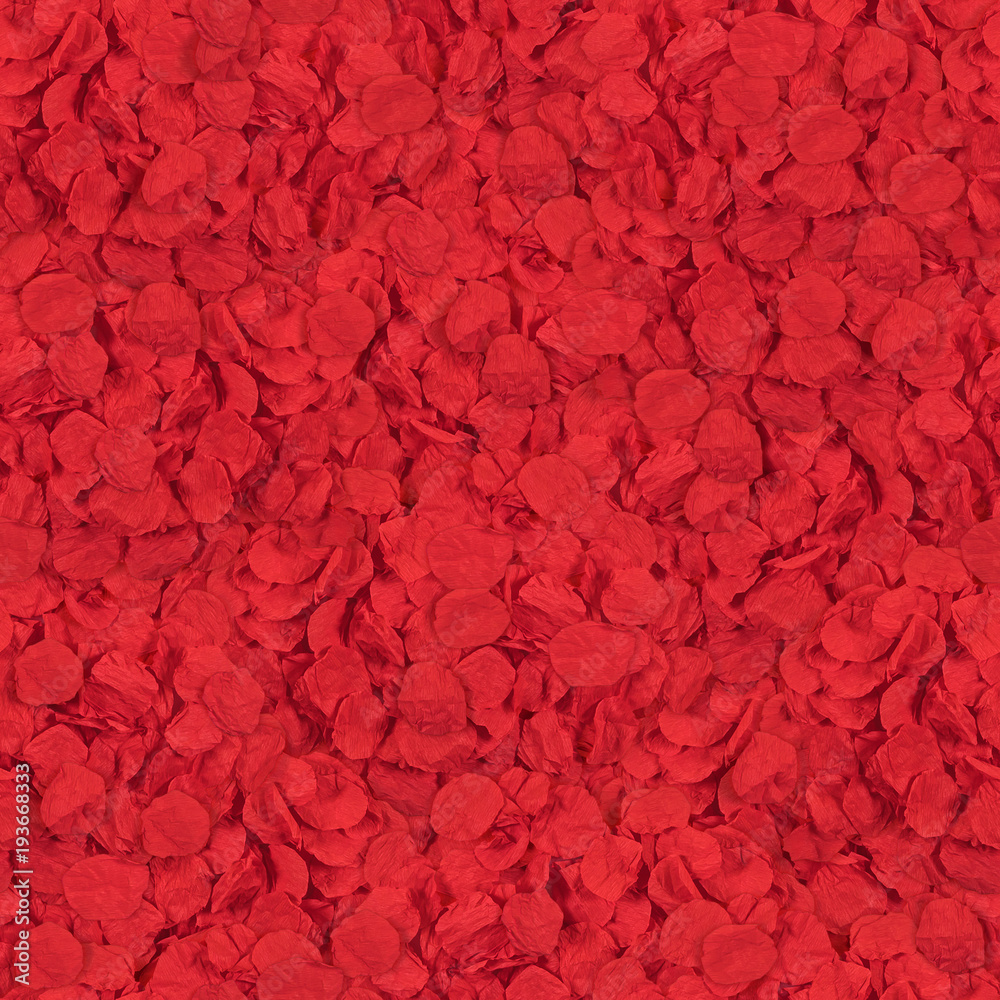 seamless texture from paper petals of flowers red color seamless texture from paper petals of flowers red color