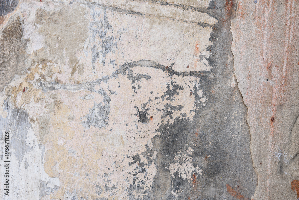 Wall fragment with scratches and cracks Wall fragment with scratches and cracks