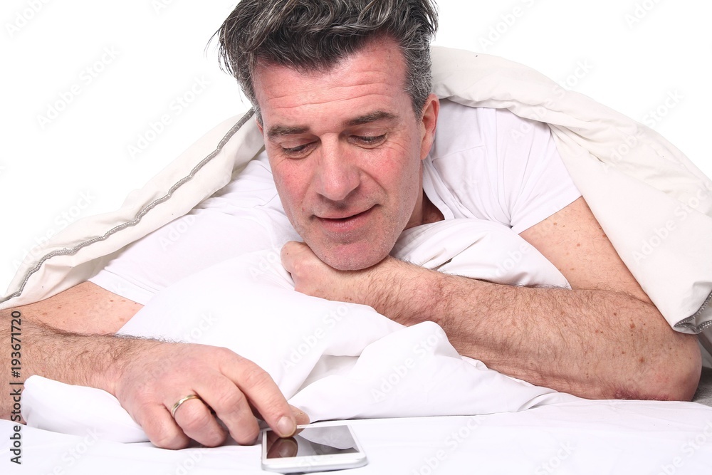 Man in the bedroom Man in the bedroom