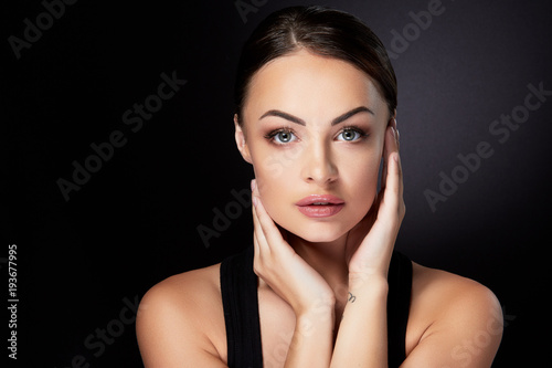Head and shoulders of woman