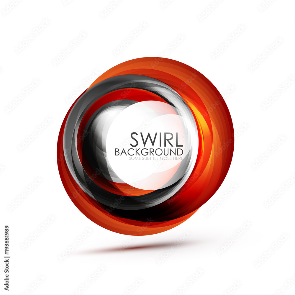 Abstract swirl banner, circle vector abstract background with copy space Abstract swirl banner, circle vector abstract background with copy space