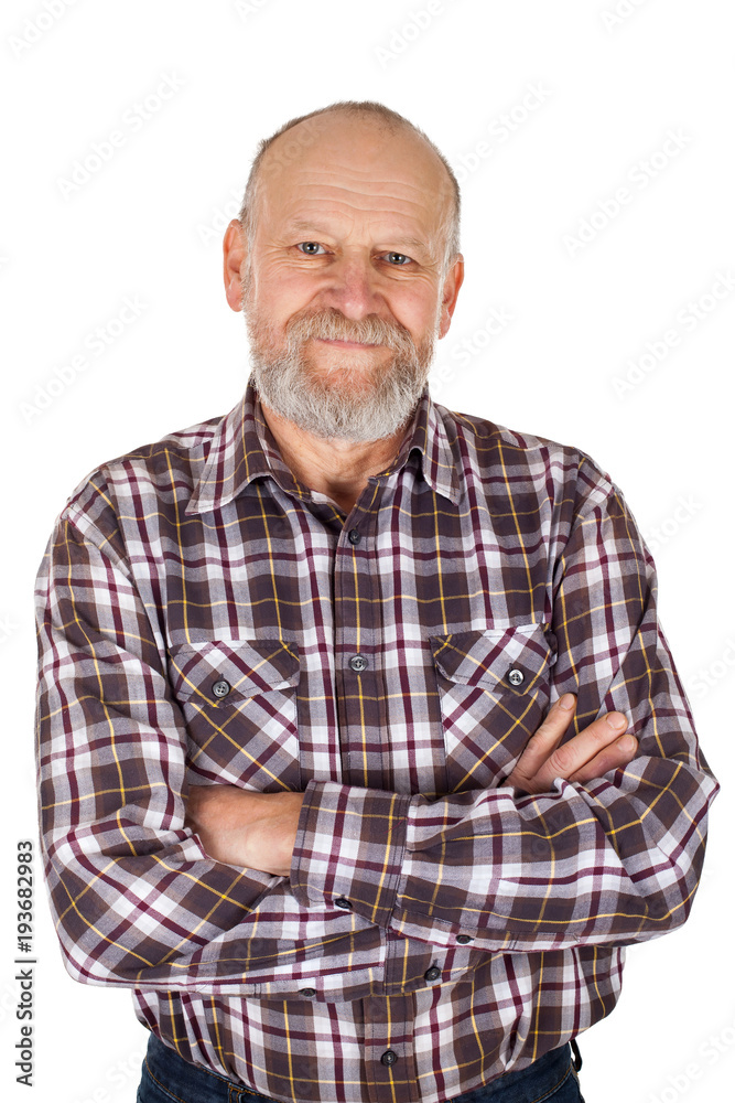 Handsome elderly man Handsome elderly man