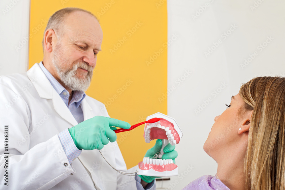 Correct method of brushing teeth Correct method of brushing teeth