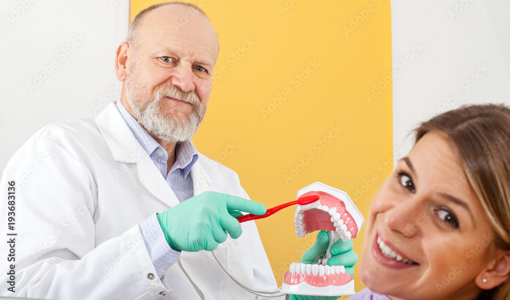 Correct method of brushing teeth Correct method of brushing teeth