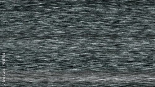 Blank Retro Television TV Screen with white noise static snow being switch on and blip off