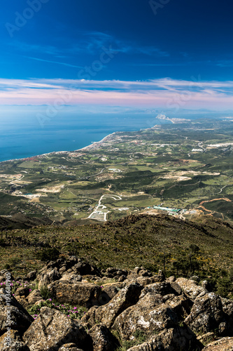 The Strait of Gibraltar from Sierra Bermeja © David Acosta Allely