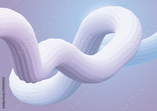 3D fluid shape background