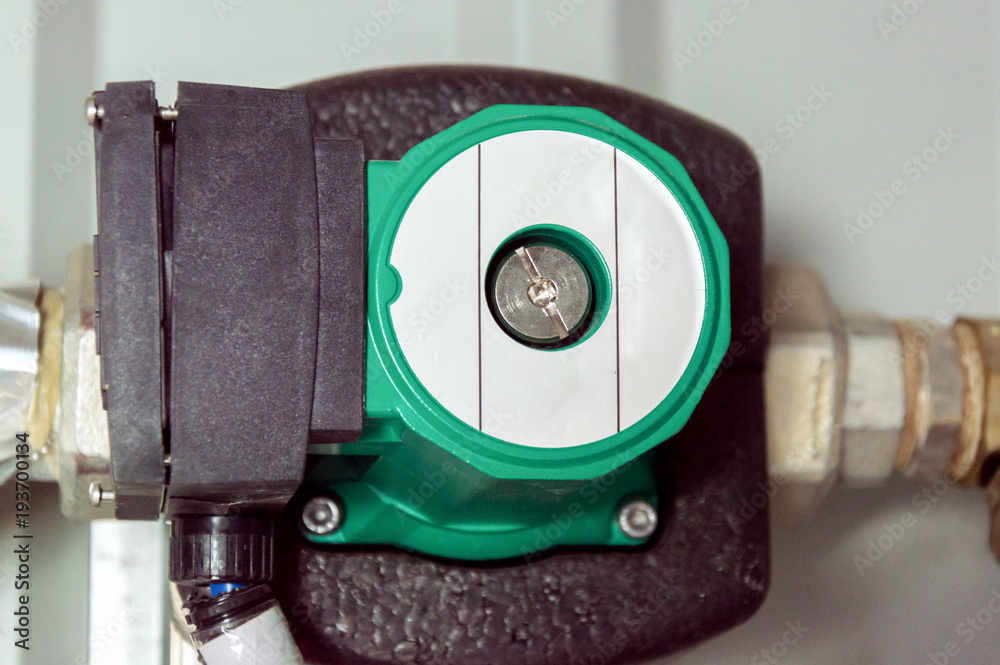 Insulated green circulation pump for glycol circuit of the air handling