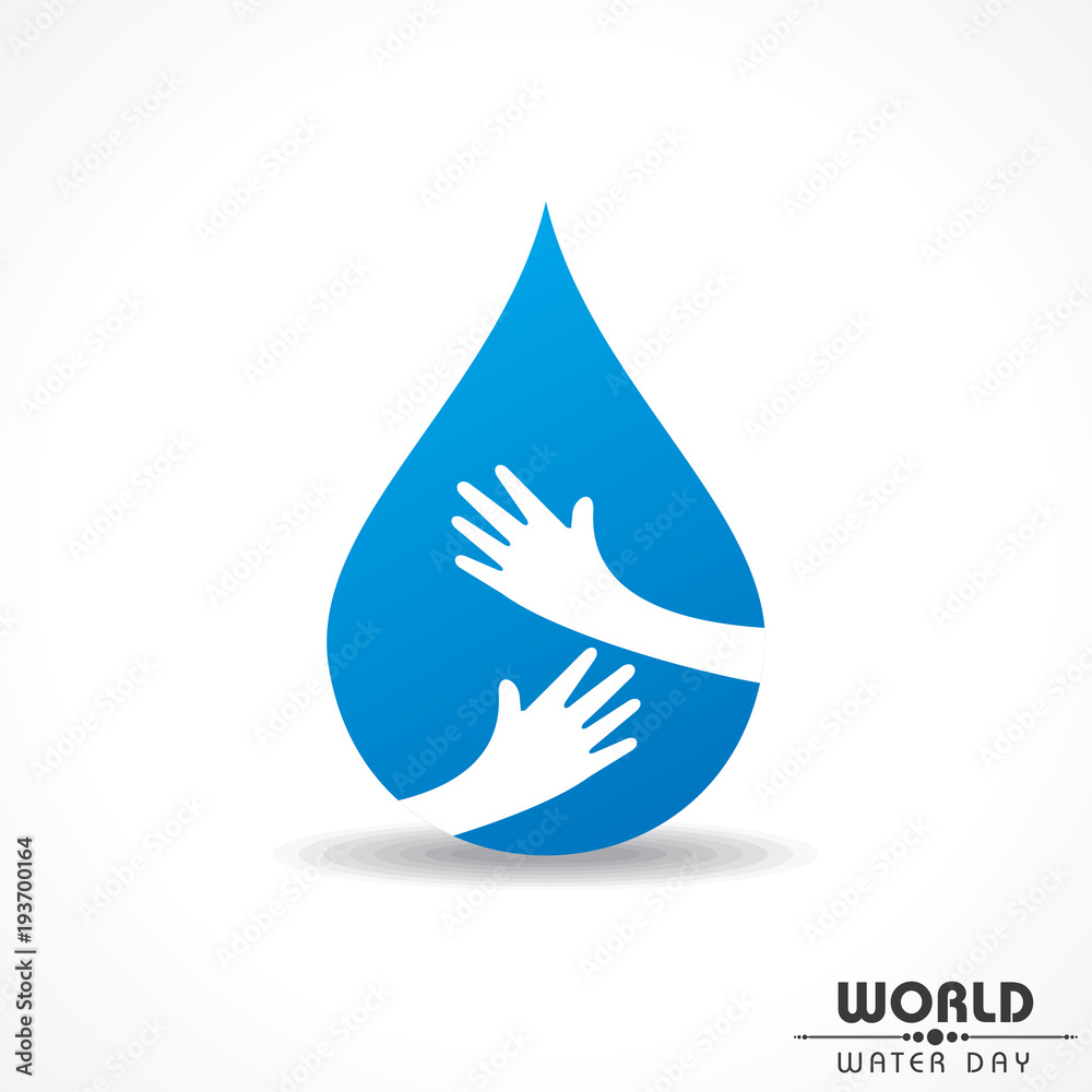 Fotografie Save Nature Concept - World Water Day